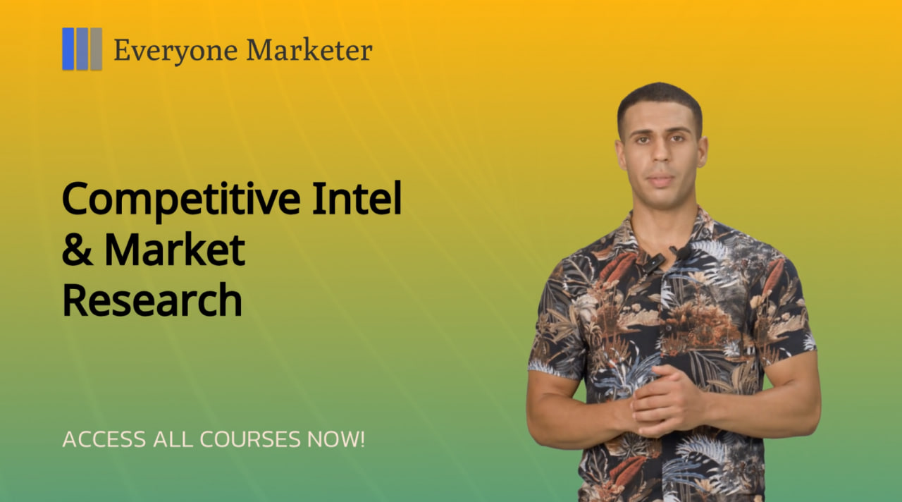 Competitive Intel & Market Research