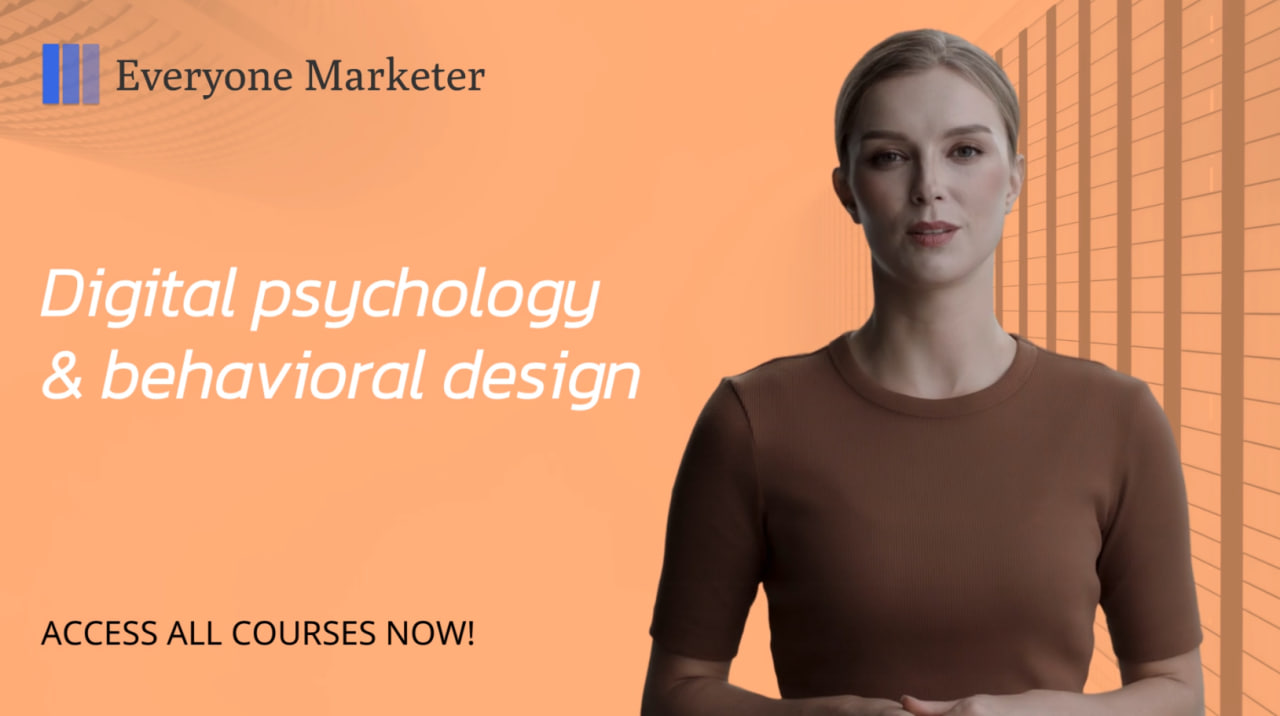 Digital psychology & behavioral design